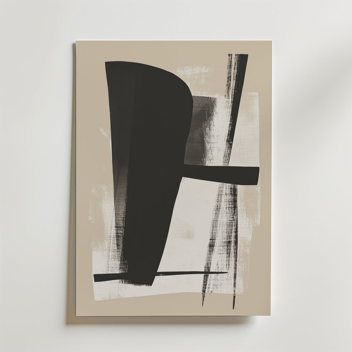 Bold Abstract Shapes – stilfullt konsttryck från Bozetto, tryckt på matt finpapper