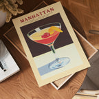 Manhattan Drink poster visad rakt fram – Bozetto affisch i hög tryckkvalitet i hög tryckkvalitet