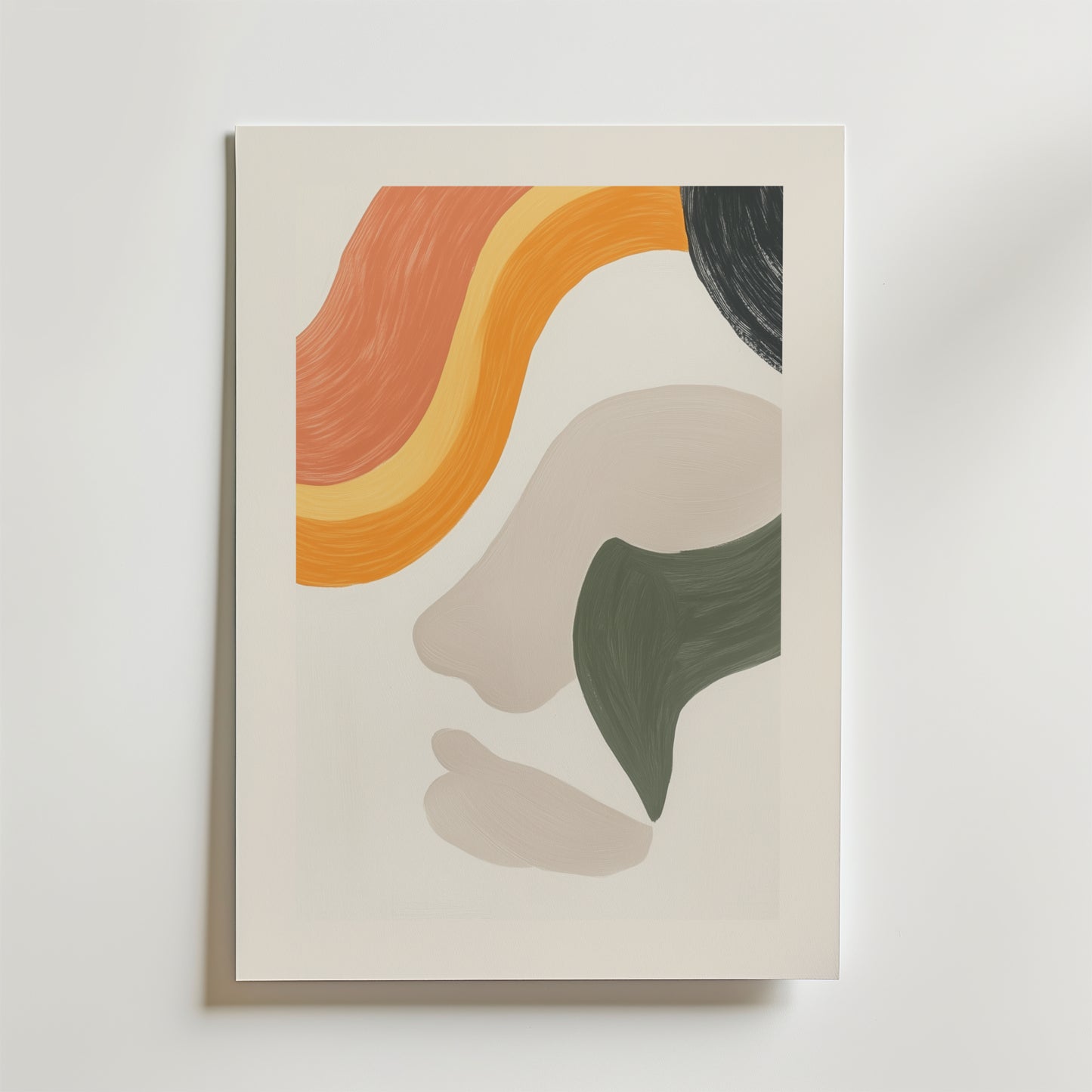 Abstract Face Poster