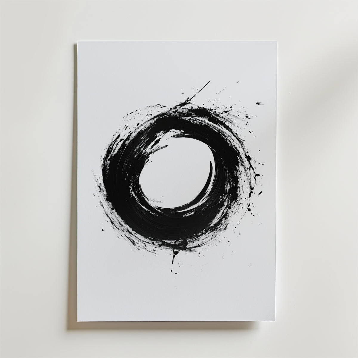 Zen Circle – stilfullt konsttryck från Bozetto, tryckt på matt finpapper i hög tryckkvalitet