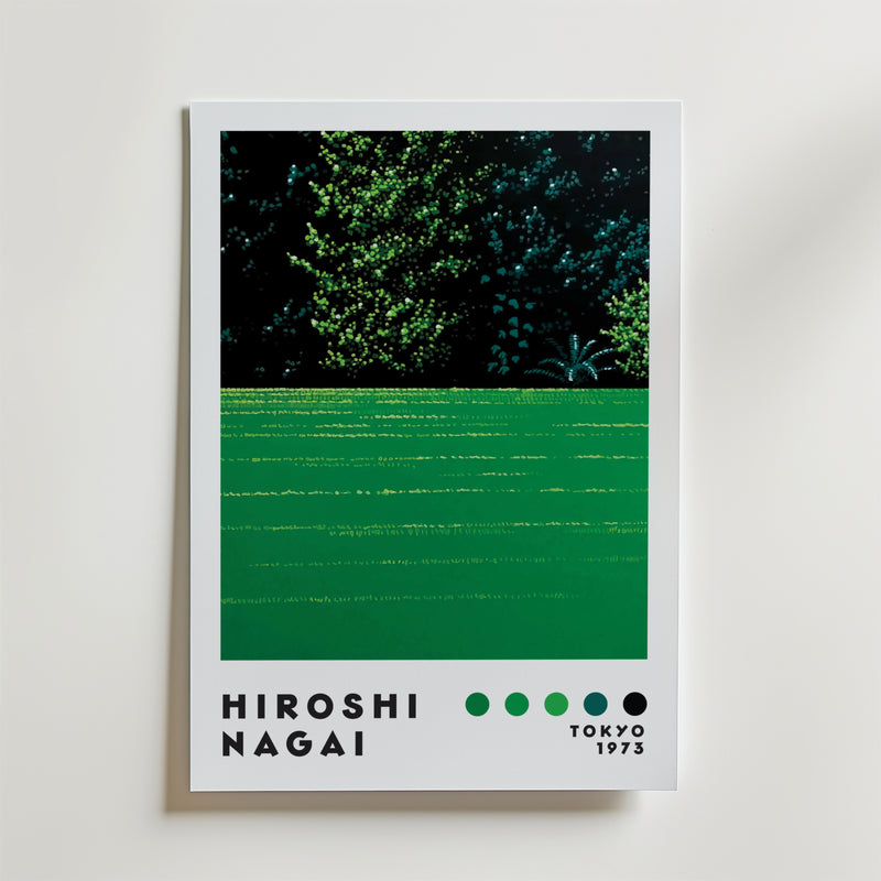 Hiroshi Nagai Midnight Garden Poster