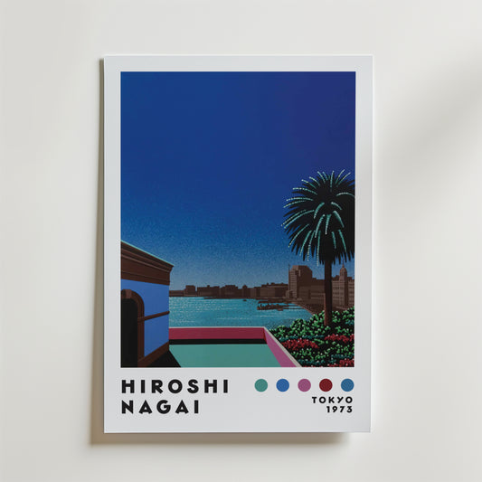 Hiroshi Nagai Balcony View Poster