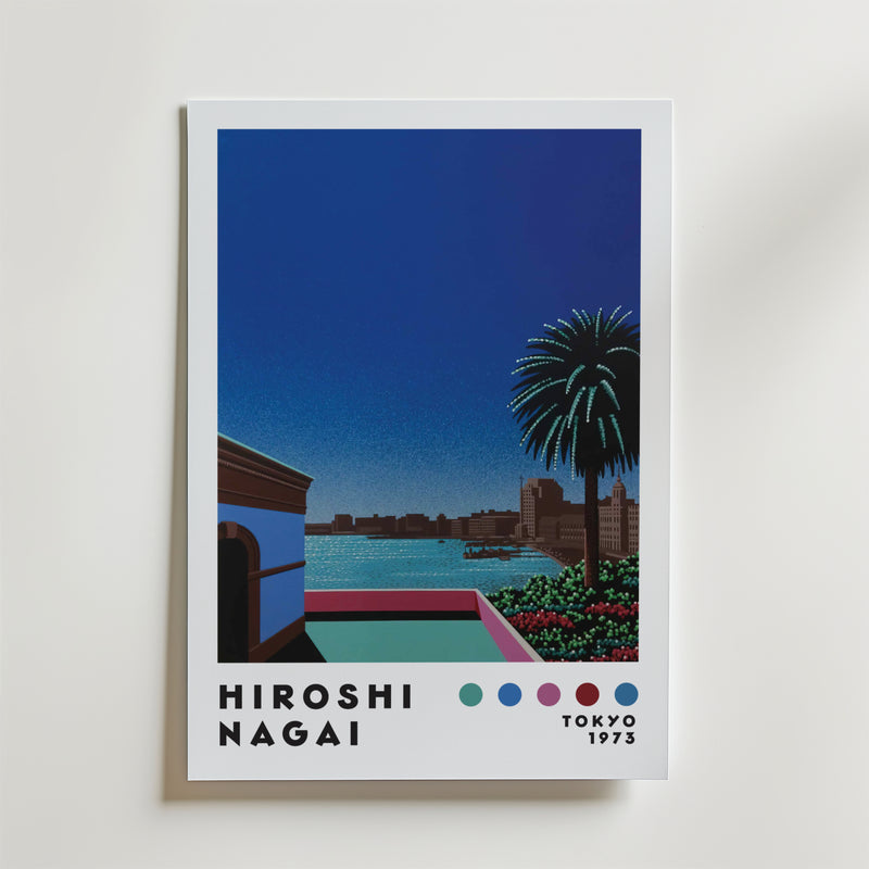 Hiroshi Nagai Balcony View Poster
