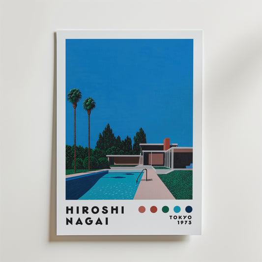 Hiroshi Nagai Poolside Serenity Poster