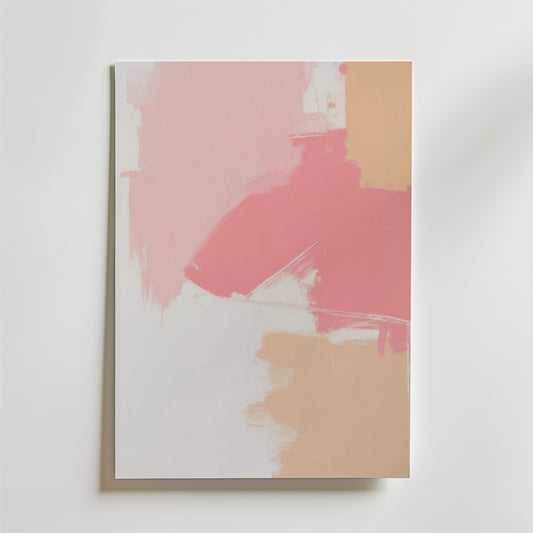 Abstract Pink Poster