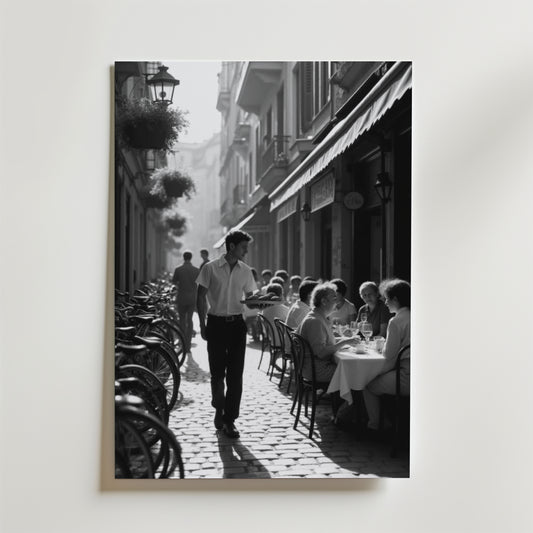 Charming Street Café Poster