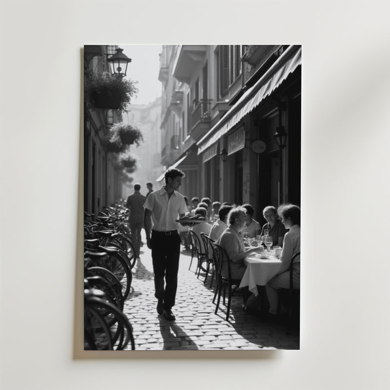 Charming Street Café Poster