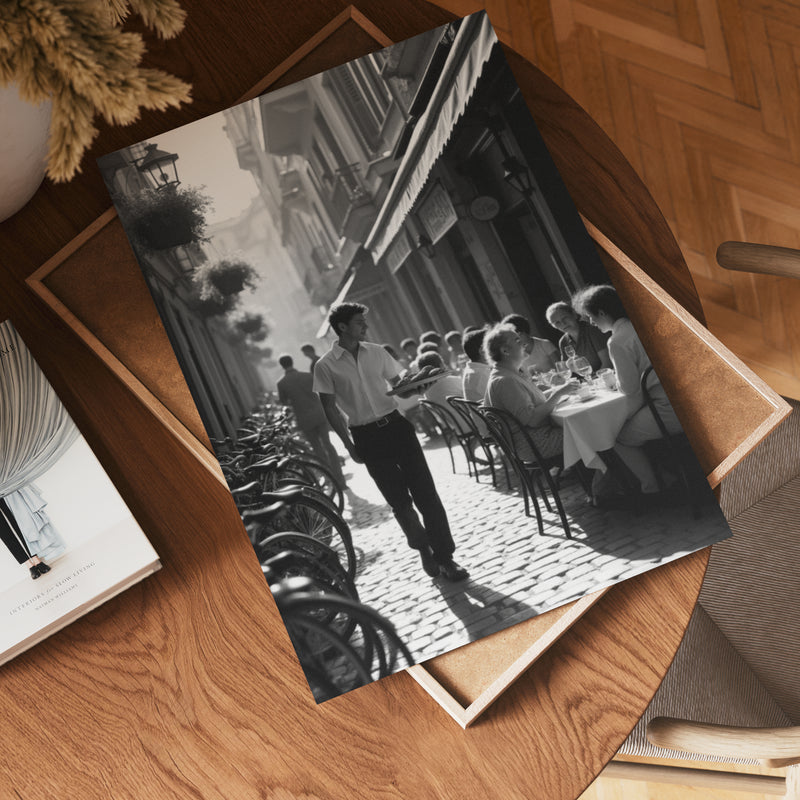 Charming Street Café Poster