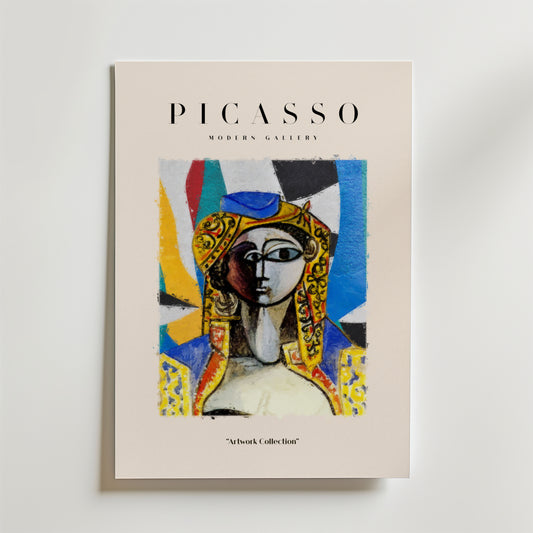 Picasso Inspired Royal Woman Poster