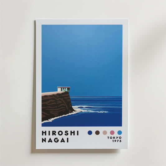 Hiroshi Nagai Cliffside View Poster
