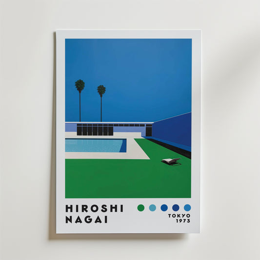 Hiroshi Nagai Poolside Silence Poster