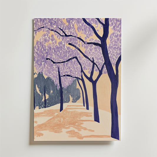 Blossoming Cherry Tree Poster