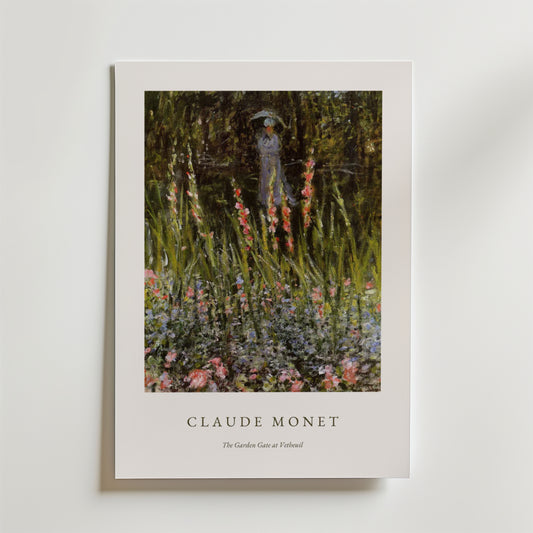 Claude Monet The Garden Gate Poster