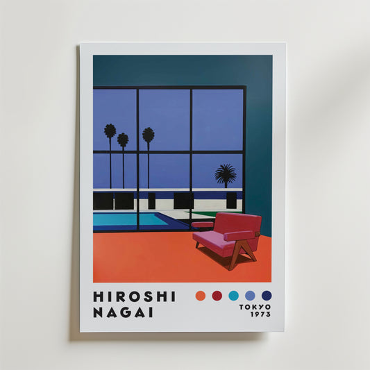 Hiroshi Nagai Palm View Silence Poster