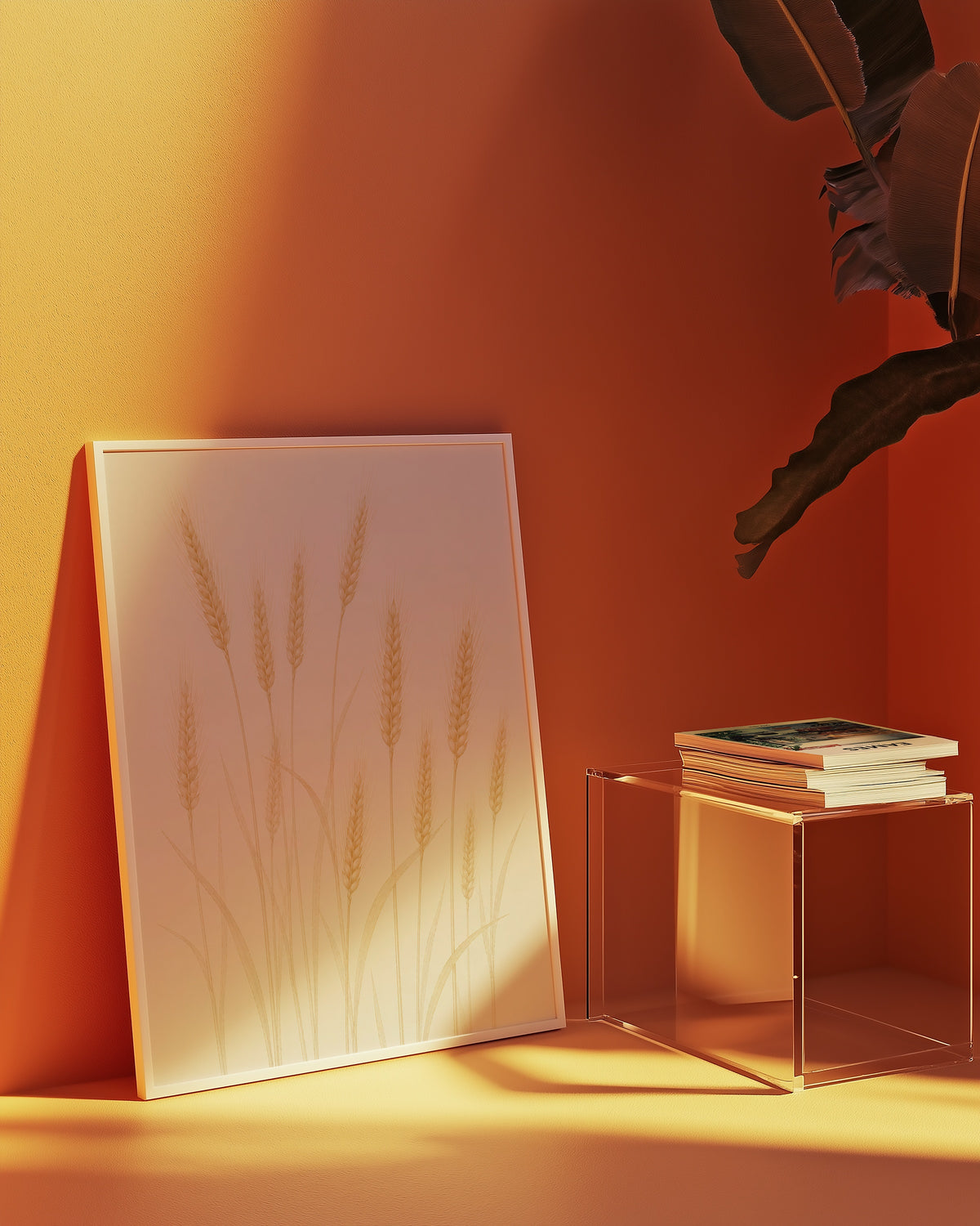 Golden Wheat Field poster i stilrent hem med modern inredning – köp enkelt hos Bozetto