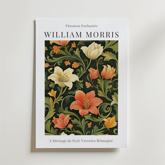 Floraison Enchantée William Morris Poster