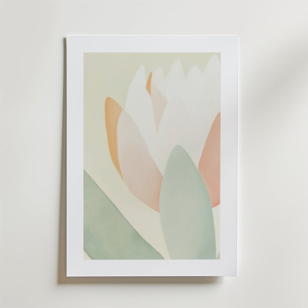 Minimalist floral botanic – stilfullt konsttryck från Bozetto, tryckt på matt finpapper
