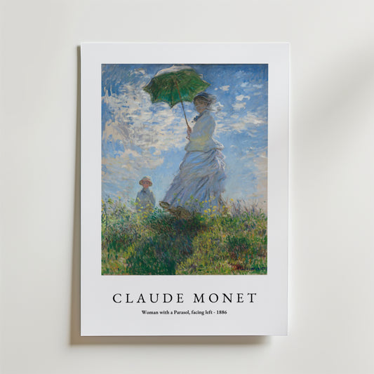 Claude Monet Woman With a Parasol Poster
