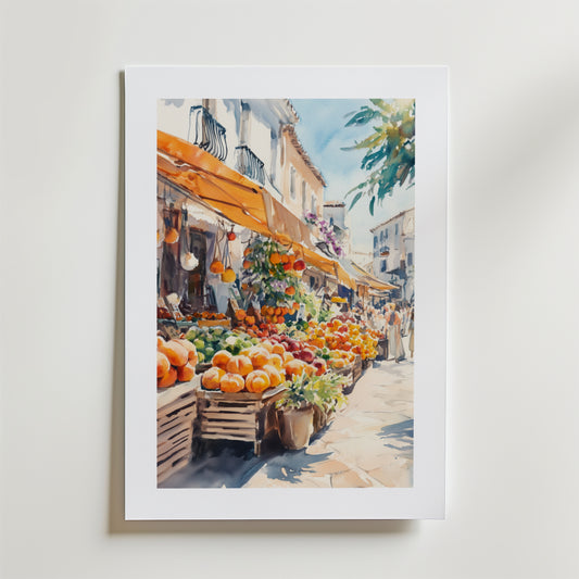 Mediterranean Market Poster