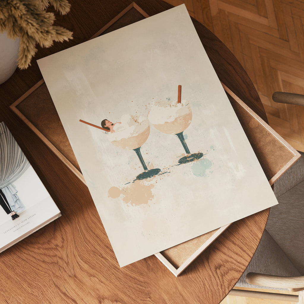 Whisked Away poster visad rakt fram – Bozetto affisch i hög tryckkvalitet i hög tryckkvalitet