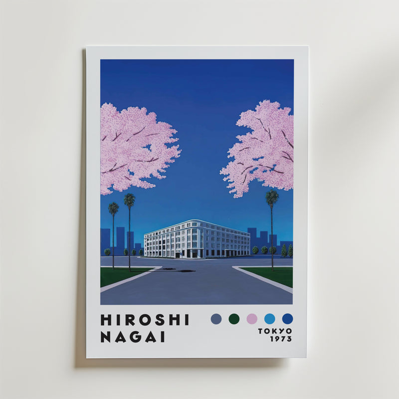 Hiroshi Nagai Cherry Blossom Avenue Poster
