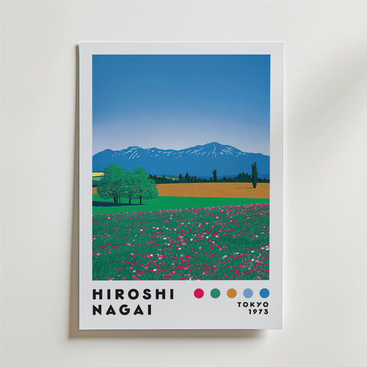 Hiroshi Nagai Meadow Horizon Poster