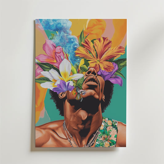 Blooming Hendrix Poster