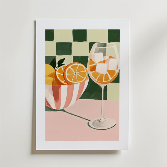 Tropical Charm Drink Poster