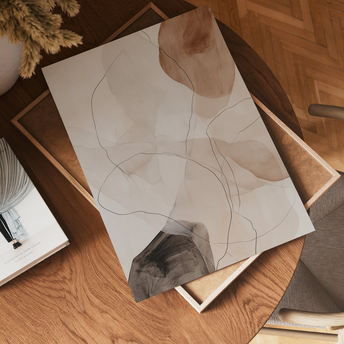 Whispering Shapes poster visad rakt fram – Bozetto affisch i hög tryckkvalitet i hög tryckkvalitet