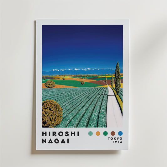 Hiroshi Nagai Painted Fields Poster