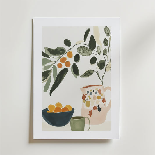 Citrus Table Poster