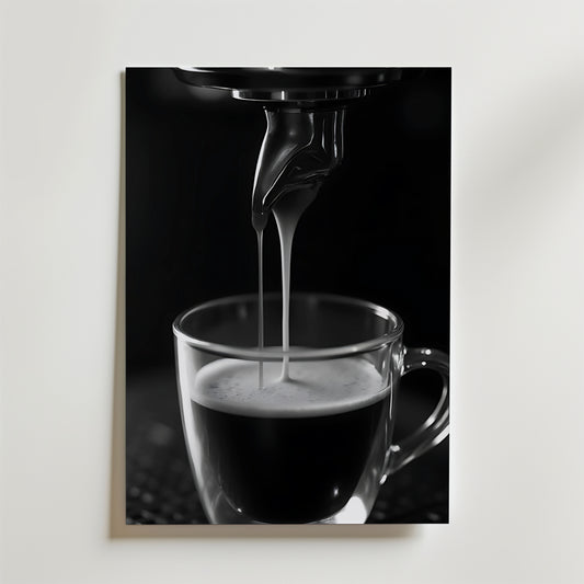 Espresso Pour Poster