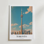 The Toronto – stilfullt konsttryck från Bozetto, tryckt på matt finpapper i hög tryckkvalitet