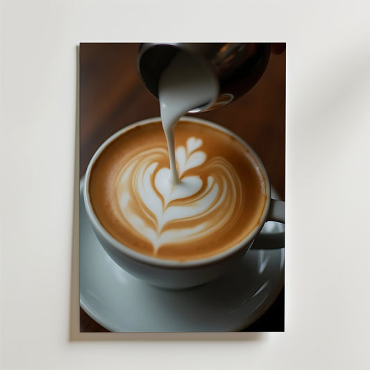 Elegant Barista Coffee Poster