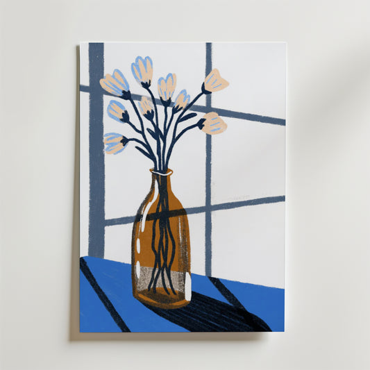 Tulip In Vase Poster