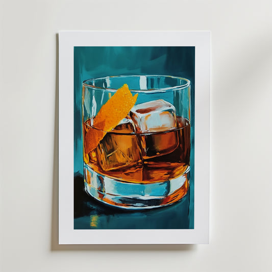 Citrus Infused Sophistication Drink Poster