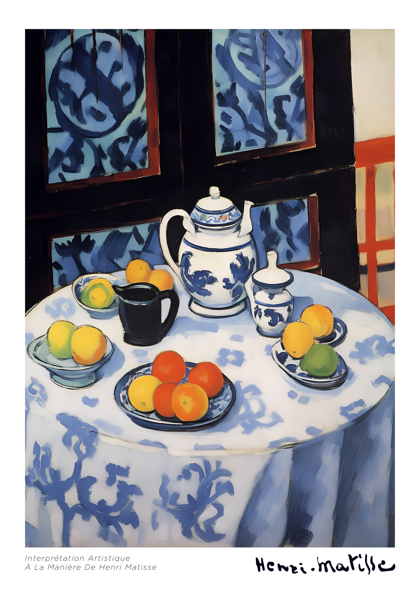 Thé et L’ombre Matisse Poster