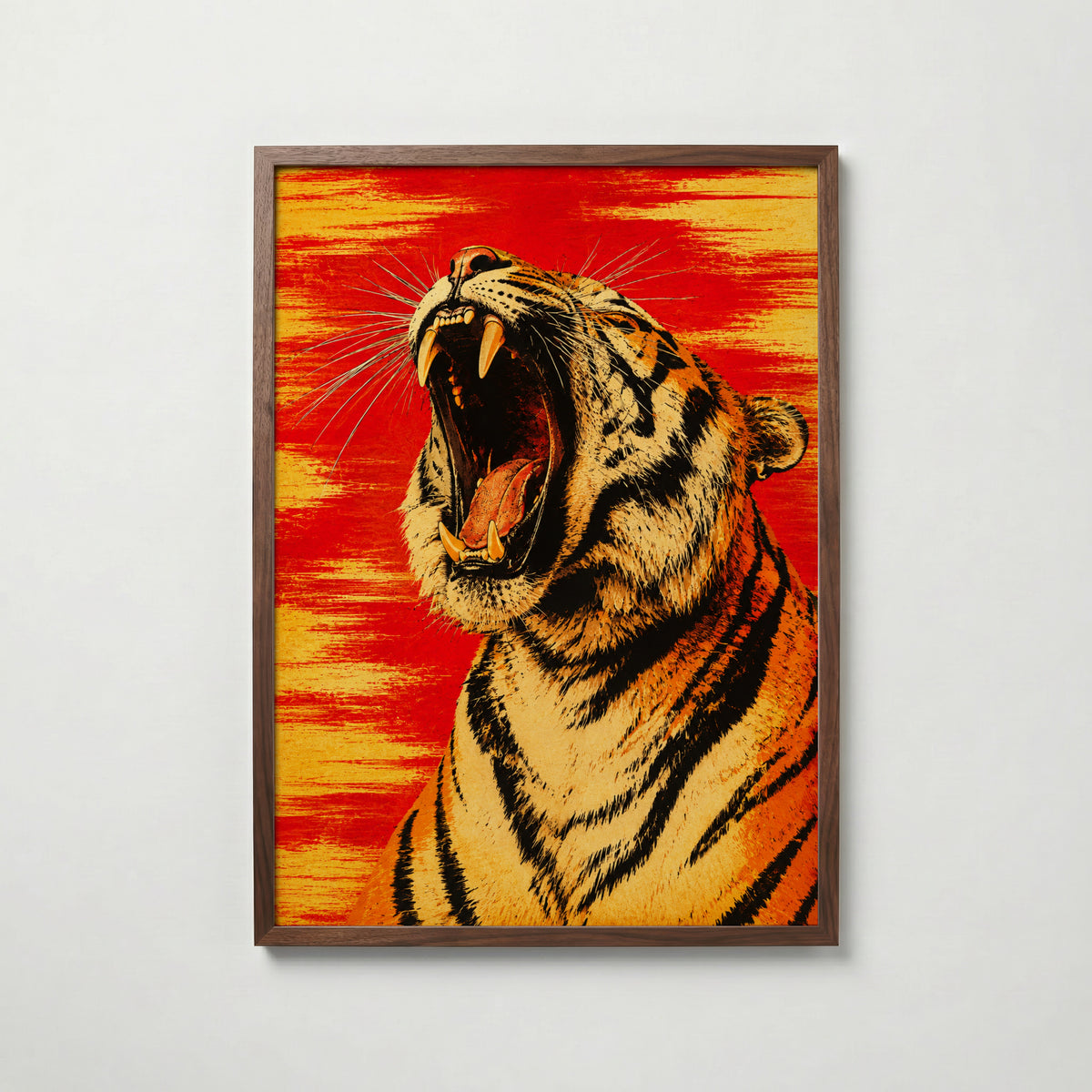 Crimson Tiger i valnötsram med mörkt trä – köp enkelt hos Bozetto i hög kvalitet