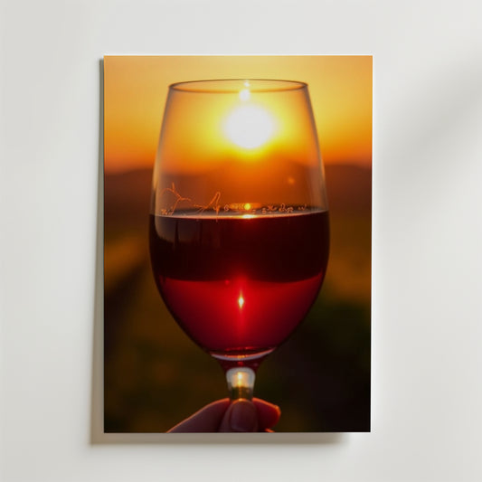 Sunset Sip Poster