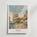 Rome Colosseum Reflections – stilfullt konsttryck från Bozetto, tryckt på matt finpapper