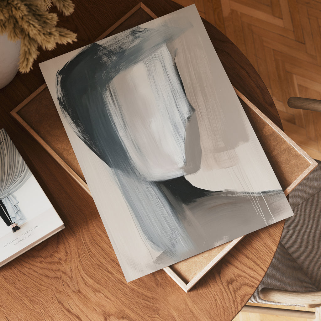 Muted Portrait – affisch med snyggt motiv, köp enkelt hos Bozetto i flera storlekar
