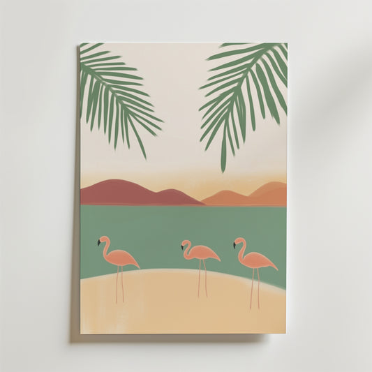 Flamingo Bay Poster