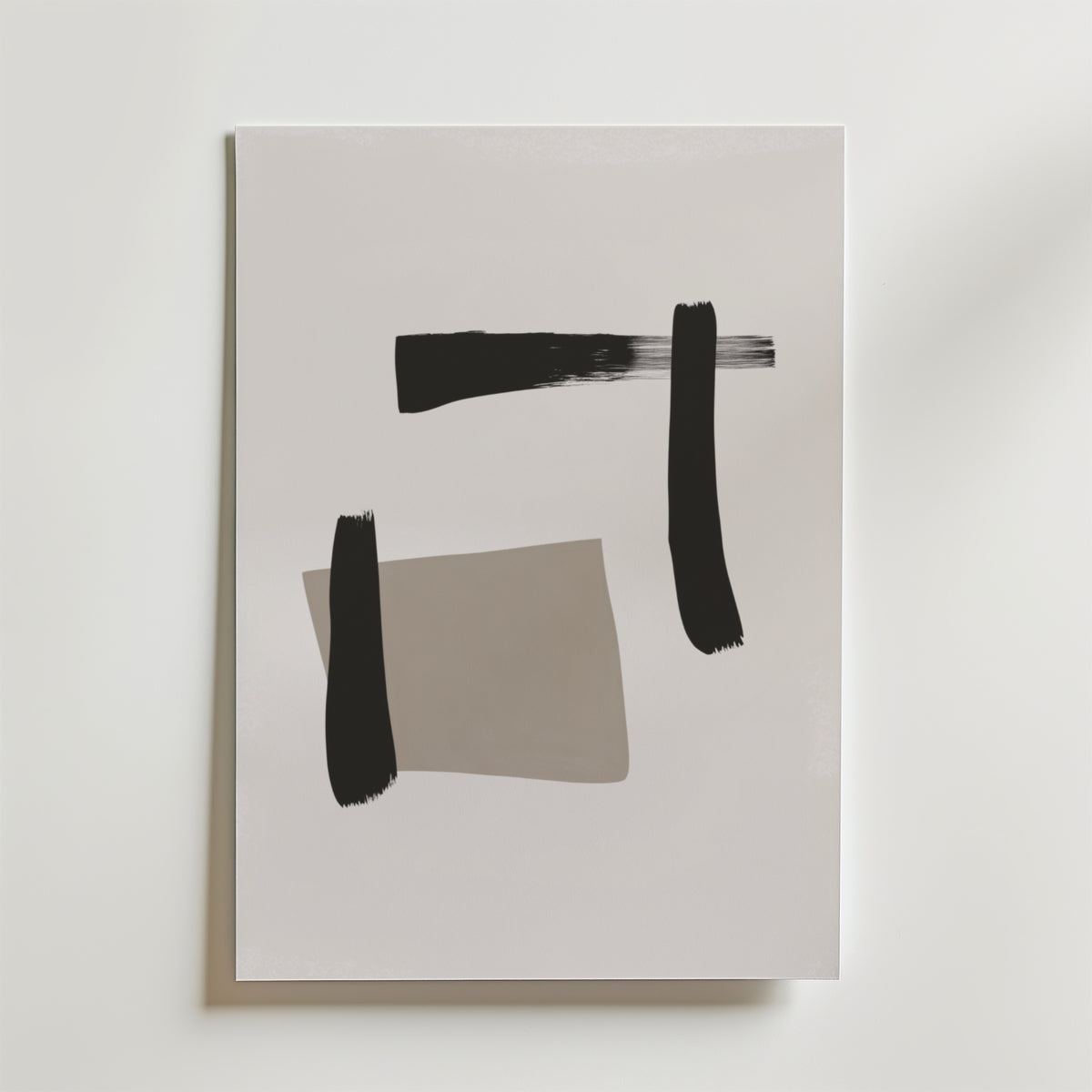 Geometric Flow – stilfullt konsttryck från Bozetto, tryckt på matt finpapper i hög tryckkvalitet