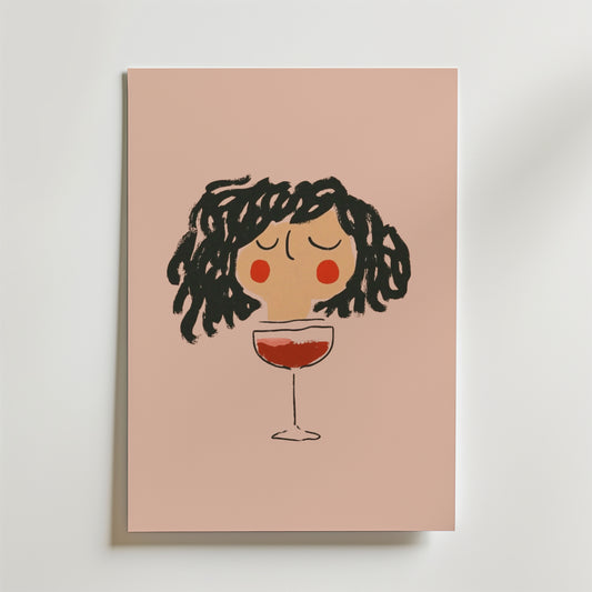 Curly Wine Mood Poster