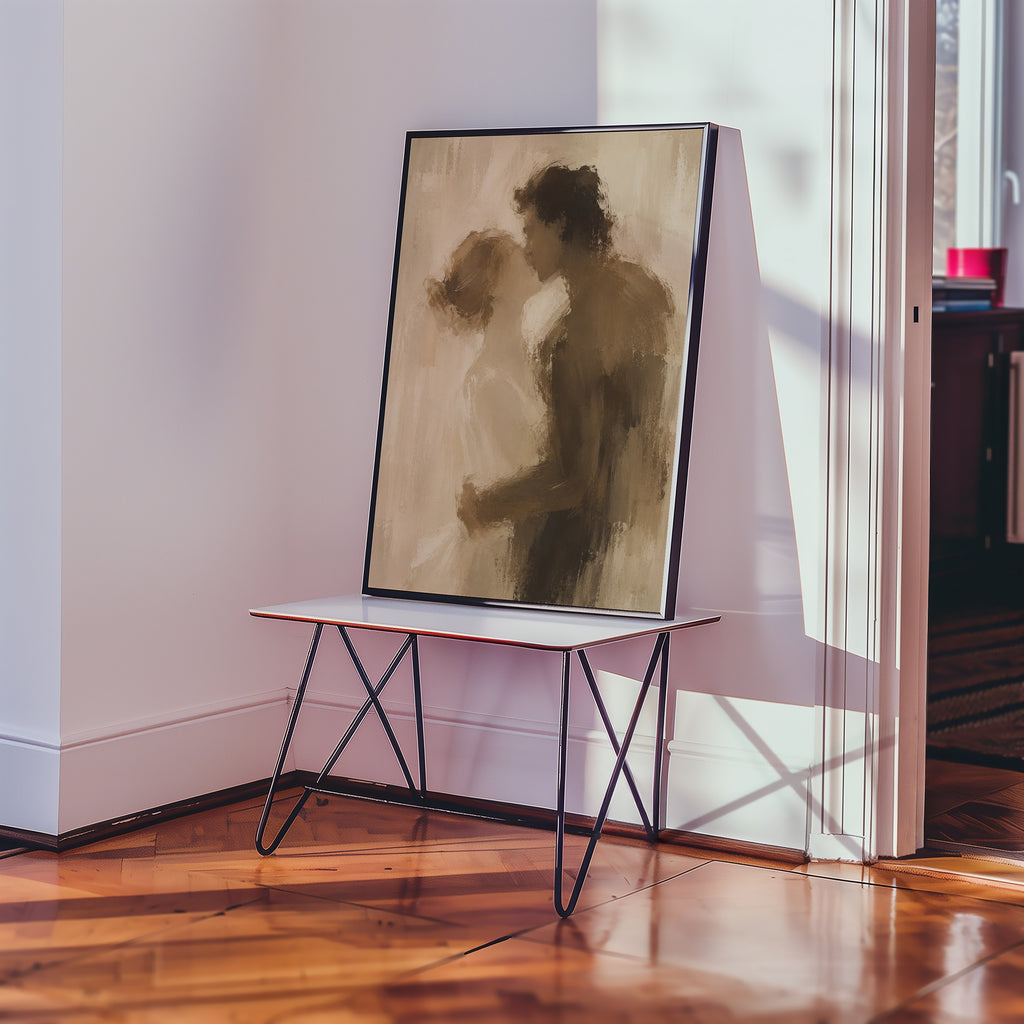 Quiet Embrace poster i stilrent hem med modern inredning – köp enkelt hos Bozetto