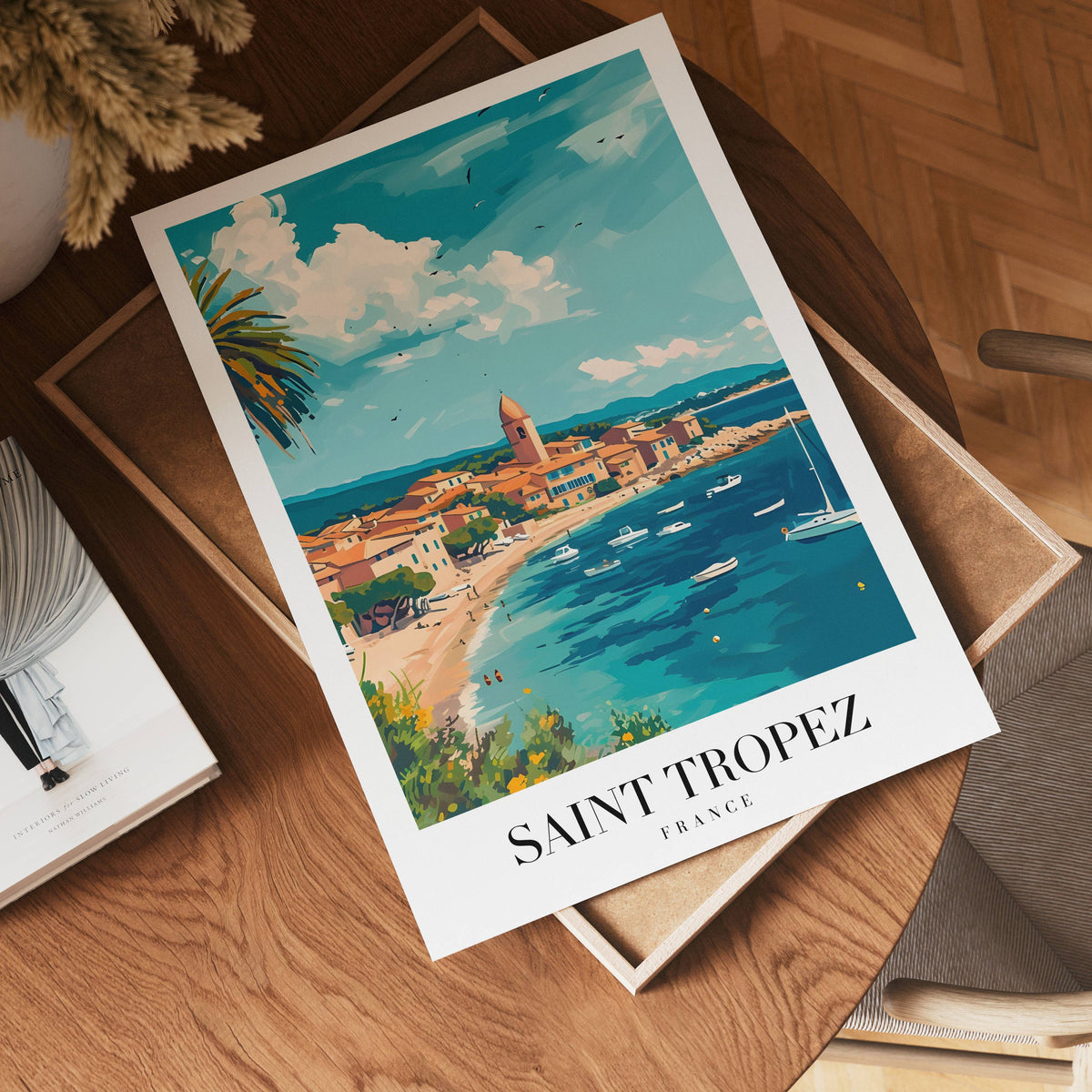 The Saint Tropez – köp enkelt hos Bozetto konsttryck i hög kvalitet i hög kvalitet