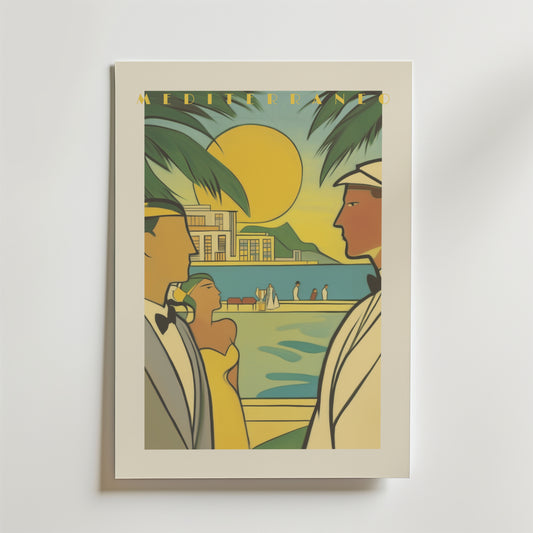 Vintage Mediterraneo Poster