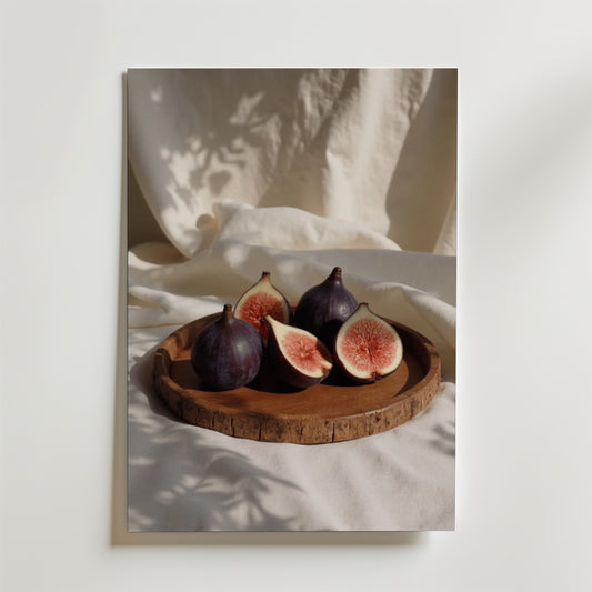 Sliced Figs Poster