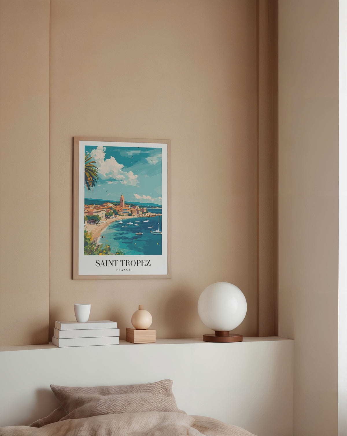 The Saint Tropez – affisch med snyggt motiv, köp enkelt hos Bozetto i flera storlekar