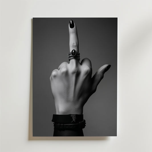 Middle Finger Poster